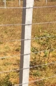 concrete fencing pole