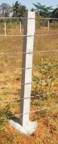 concrete fencing pole