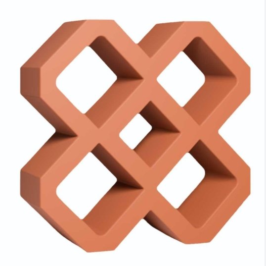 Diamond Terracotta Jali