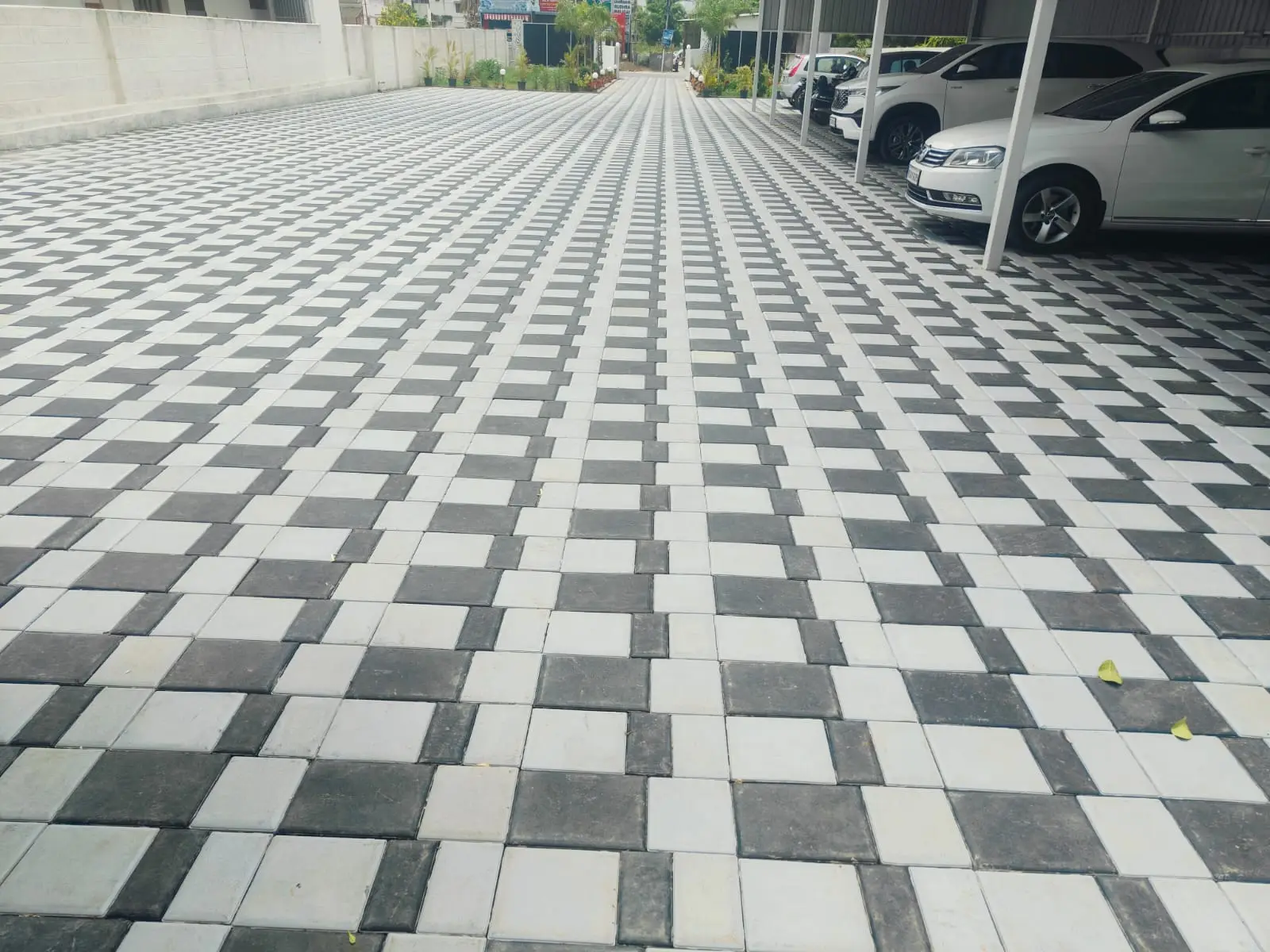 Touch paver Block