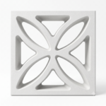 Flowers Breeze Block