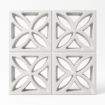 Flowers Breeze Block